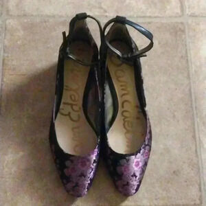 Sam Edelman Floral Mary Jane Shoes Size 7